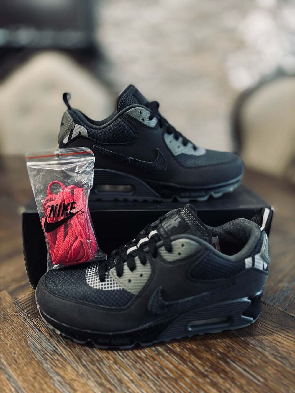 Nike x Undefeated Air Max 90 'Anthracite' (CQ2289-002) Size 5/ 6.5 Women’s New
